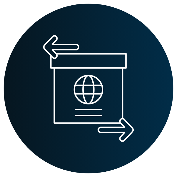 import export produits commandes clients